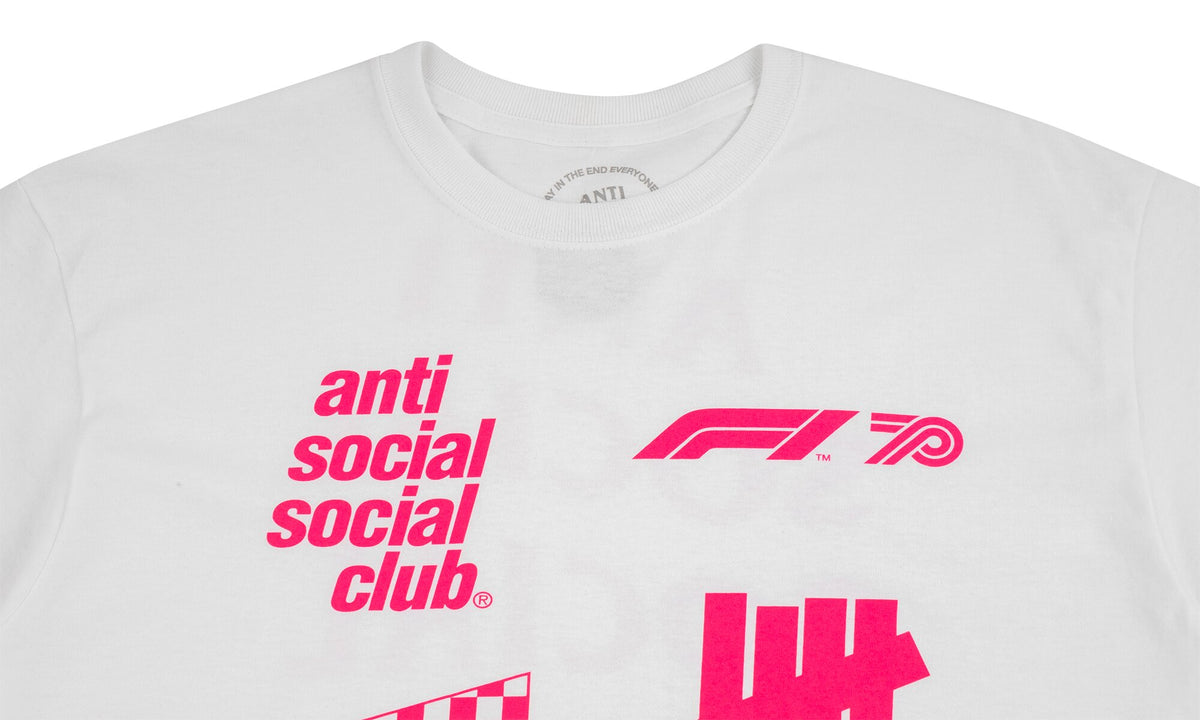 Anti Social Social Club Cancelled T-Shirt Pink Men's - US